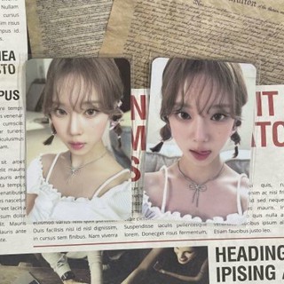Aespa 吒2024檯曆系列小卡 吐舌芭蕾冬 金玟庭 芭蕾風冬 金冬天小卡