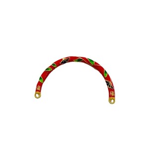 宏雲Hongyun-ls--(1pcs) 保色沙金掐絲琺瑯彩燒藍半鐲彩色彎管DIY手工編織景泰藍手鍊配件