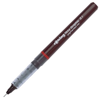 羅賓汀(Rotring) 塗鴉繪圖筆 0.1mm 黑色墨水 814730