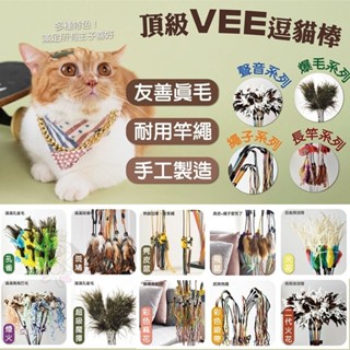 美國 VEE 逗貓棒 麂皮鼠/二代火花/超級魔撢/彩色麻花/超級火花/彈力鼠 貓咪玩具『WANG』