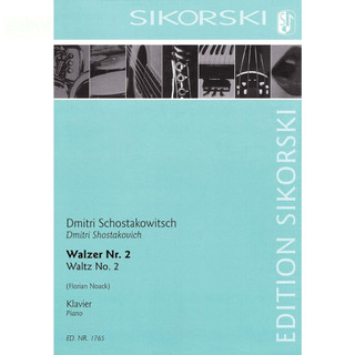 【學興書局】Shostakovich 蕭士塔高維契 Waltz No. 2 第二號圓舞曲 鋼琴獨奏