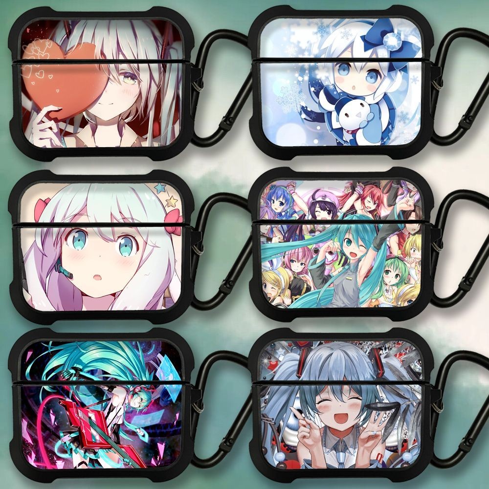 初音未來適用air pods pro 1保護套2 保護殼3 藍牙耳機硅膠 來圖定製 #啾咪