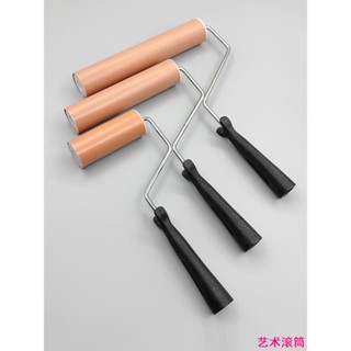 下殺價！帥寧光身滾筒如松矽藻泥樹皮紋液體壁紙牆藝紋理漆藝術漆塗料工具