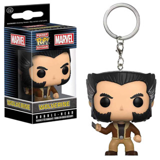 FUNKO POP MARVEL Funko流行音樂! 鑰匙扣:漫威金剛狼人偶模型