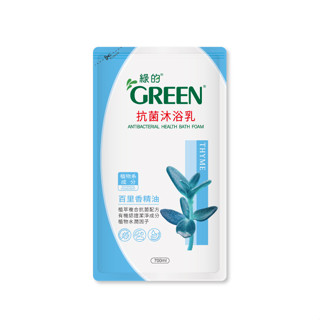 綠的抗菌沐浴乳百里香精油-補充包700ml