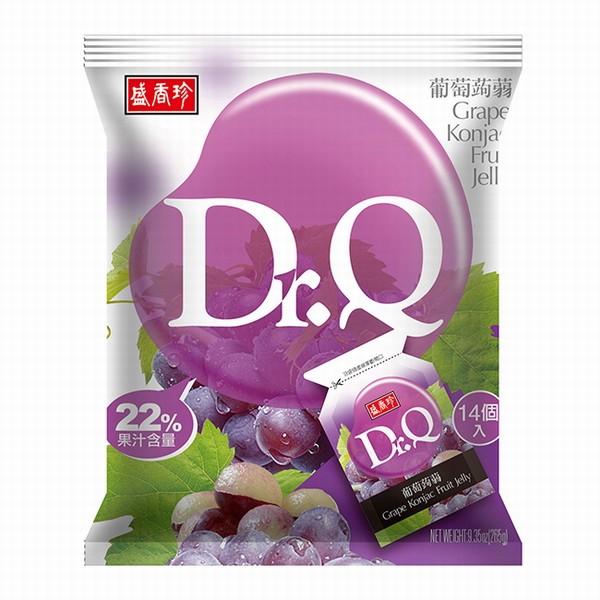 盛香珍Dr.Q葡萄蒟蒻190g【任2件5折】