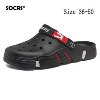 SOCRS 2024男士涼鞋夏裝防滑沙灘潮流休閒涼鞋透氣厚底高品質大碼47 48 49 50