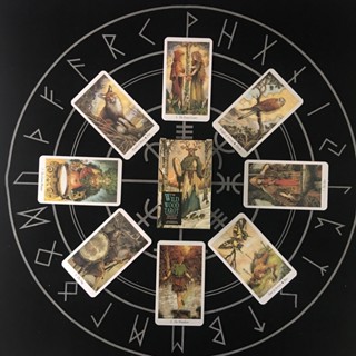 臺灣發貨-原始叢林塔羅牌 贈中文翻譯 Wildwood Tarot 英文訂制牌卡 魔法佔卜 神諭卡 塔羅牌 聚會派對遊戲