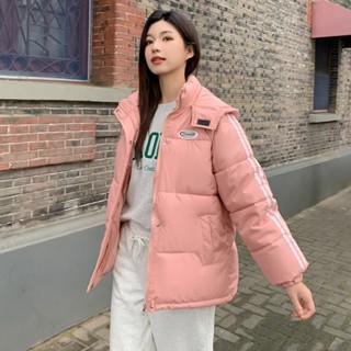 胖胖美依 保暖外套 風衣 防風外套M-2XL棉服 麵包服 新款學院加厚保暖麵包服棉服外套-1807.