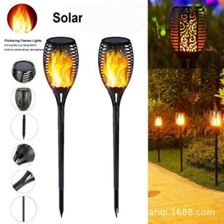 臺灣現貨【火把燈】LED 51燈珠 太陽能充電 造景燈 庭院燈 草皮燈 太陽能庭院燈 花園燈 太陽能路燈