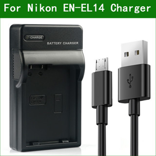 En-el14 ENEL14 EN EL14 MH-24 數碼相機 Micro USB 充電器適用於尼康 EN-EL14