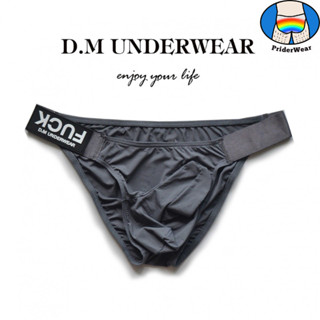 PriderWear🌈D.M男內褲 冰絲 透氣 薄 性感 大象鼻 激凸 囊袋 低腰 個性 字母 運動三角內褲
