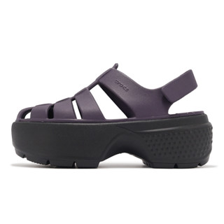 Crocs 涼鞋 Stomp Fisherman 女鞋 深鳶尾花 雪屋 羅馬鞋 厚底 卡駱馳 ACS 2099385AS