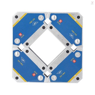 4pcs 磁性焊接固定器 45° 90° 135° 多角度磁鐵焊接定位器鐵氧體輔助定位器工具