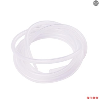 透明食品級矽膠管水族實驗室用軟管水族實驗室用矽膠管化學分析水液體用蠕動泵 1M 長,3mm*5mm