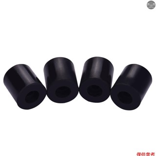 4 件矽膠固體墊片熱床調平矽膠柱 18 毫米耐高溫相容 Ender-3/Ender-5/CR-X/CR-10/CR-10