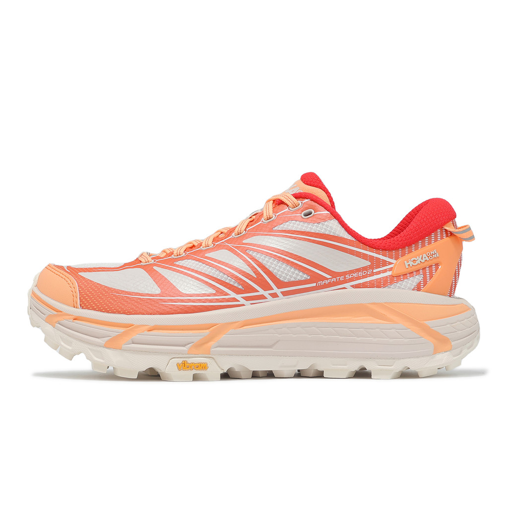 Hoka 越野跑鞋 Mafate Speed 2 男鞋 柔和橘 茶褐 支撐 黃金大底 [ACS] 1126851PLTN