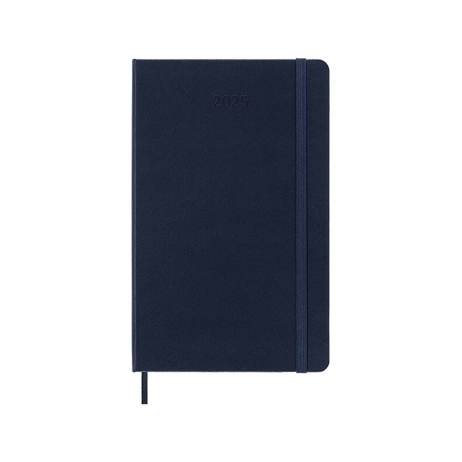 2025 MOLESKINE週記手帳/ 12M/ 硬殼/ L型/ 寶藍 eslite誠品