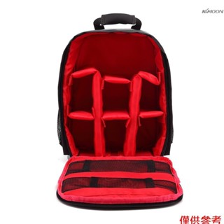 戶外小型休閒攝影包 防水單眼揹包多功能相機包 紅色