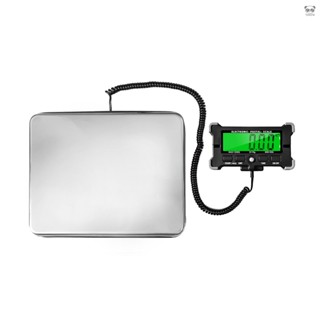 電子秤 不鏽鋼地磅秤 120kg量程10g精度一件式可收納電子秤 液晶背光/自動關機/資料保持/去皮/計數 銀+黑色（不