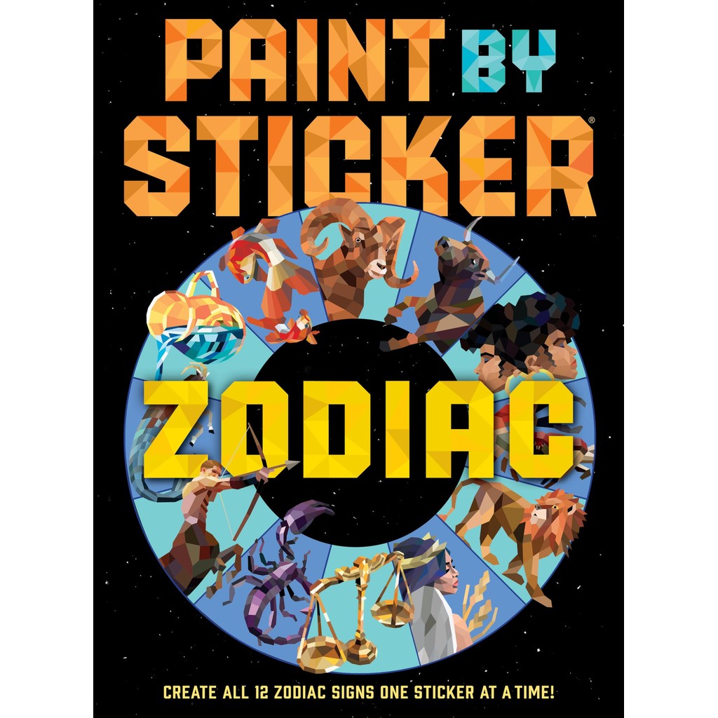 Paint by Sticker: Zodiac: Create All 12 Zodiac Signs One Sticker at a Time (貼紙書)/Workman Publishing【三民網路書店】