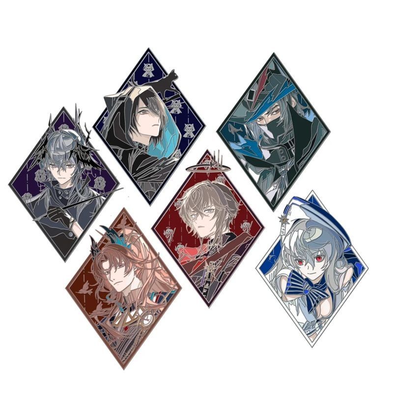 「動漫の森」《明日方舟》金屬微章聖約送葬人烏爾比安幽靈鯊傀影異客周邊胸針Ex Foedere