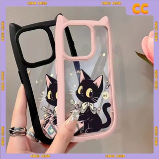 黑貓貓殼手機殼適用iphone16/15/14promax/13/12/11/pro/promax-CC