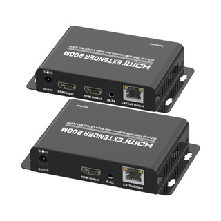 4K*2K 30Hz高畫質頻道HDMI網線延長器200米HDMI網路延伸器一對多HDMI傳輸器TCP/IP即插即用