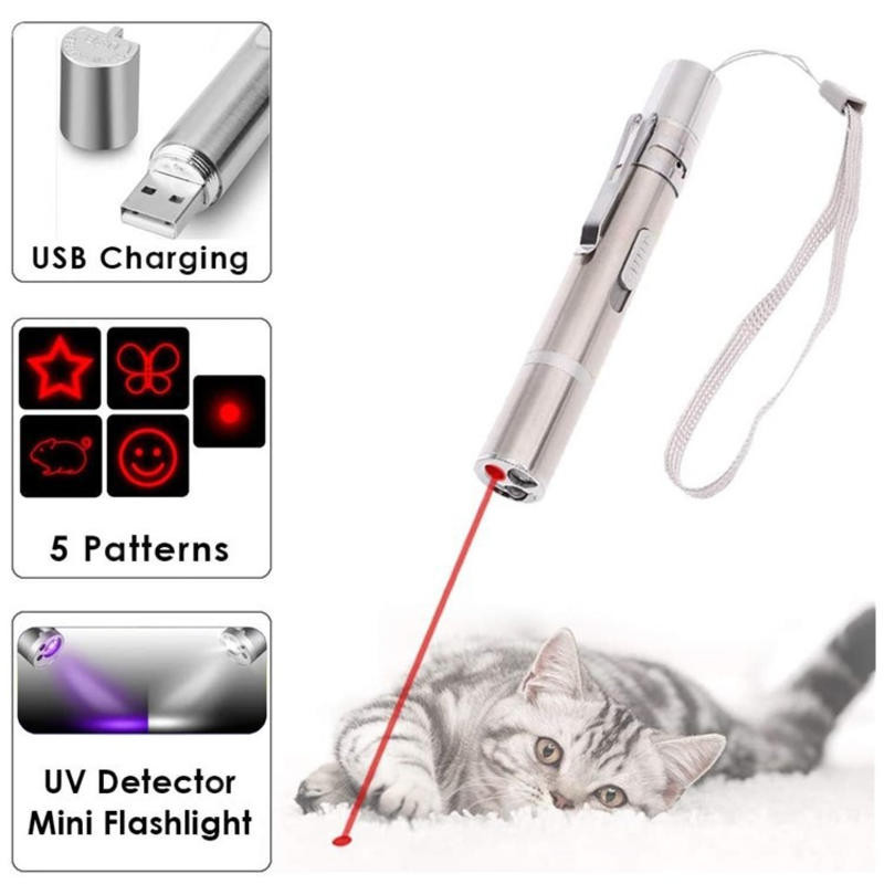 寵物玩具 逗貓燈 雷射逗貓激光 雷射圖案逗猫棒 逗猫筆 寵物用品逗猫玩具