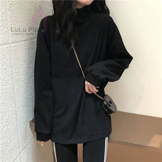 胖mm大碼女裝秋冬上衣女裝便宜長袖女裝上衣顯瘦長袖T恤打底衫加絨上衣200斤顯瘦上衣 秋季長袖 韓版長袖 「LuLu」