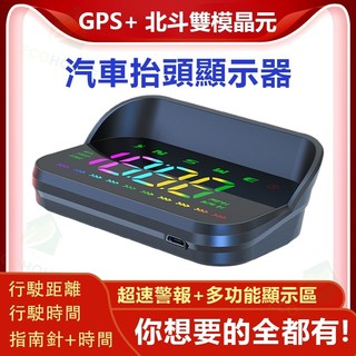 🔥桃園隔日達🔥25新款台灣一年保固 抬頭顯示器 HUD多功能抬頭顯示器 GPS抬頭顯示 速度顯示器 時速顯示 所有車可用