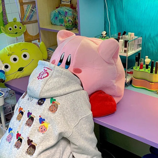 創意 星之卡比辦公室午睡枕頭趴睡枕學生午睡神器趴趴枕大人午睡遮光