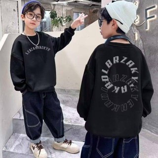 JUSTIN 臺灣現貨 兒童長袖 男童衛衣春秋裝2024新款秋季兒童上衣內搭帥氣T恤中大童男孩童裝