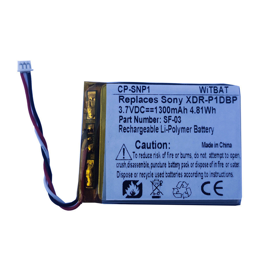 新款適用索尼XDR-P1DBP 收音機電池 SF-03必備
