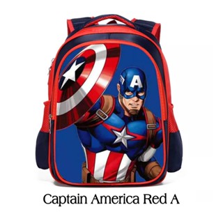MARVEL 男孩幼兒園書包漫威復仇者聯盟動漫超級英雄揹包兒童書包鋼鐵俠/美國隊長揹包青少年/男士/兒童揹包酷馬蘭努酷
