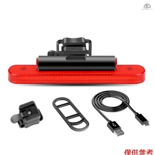 【SN】USB充電式自行車警示紅燈自行車尾燈自行車尾燈安全夜間騎行配件