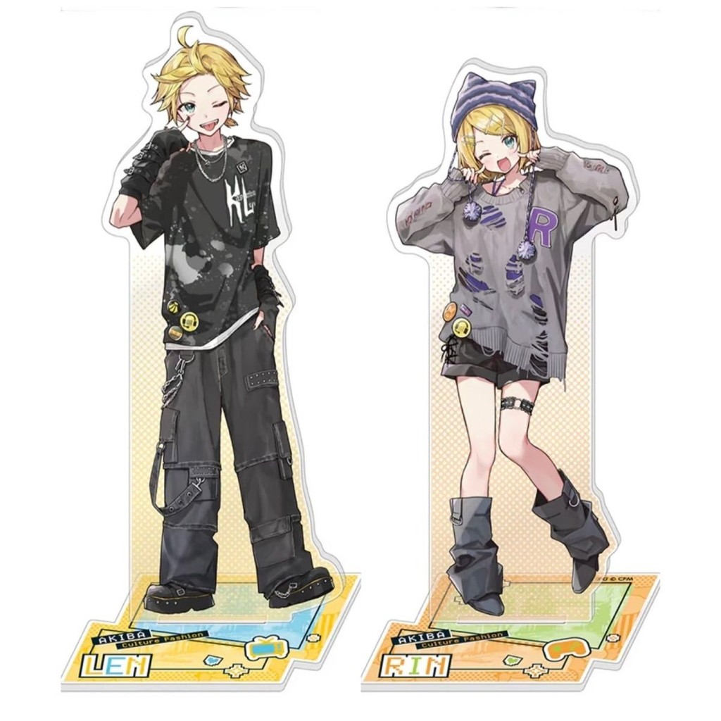 「指尖pjsk」鏡音鈴鏡音連鏡音雙子周邊亞克力立牌自制高顏值桌面擺件禮物收藏|遊戲|動漫|周邊|世界計劃|鏡音鈴