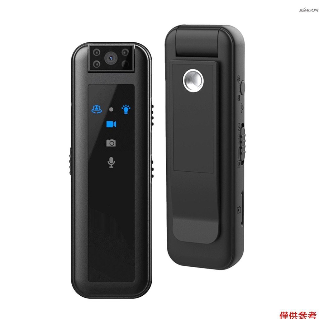 CS07 1080P迷你高清攝像機 記錄儀 鏡頭可180度旋轉 支持紅外夜視（內置鋰電池）帶腳踏車架 黑色