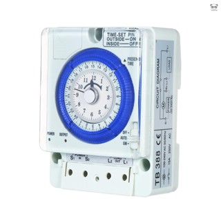 定時器 tb388機械式定時器 最小定時15分鐘時間開關 帶電池出貨