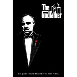 【教父】電影海報(紅玫瑰)/The Godfather/維多柯里昂 /馬龍白蘭度