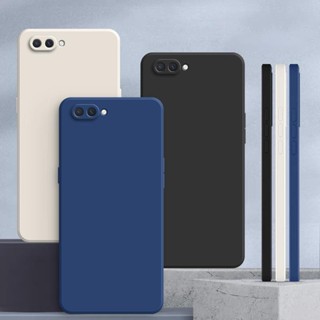 手機殼OPPO A3S簡約素色防摔矽膠保護套YT