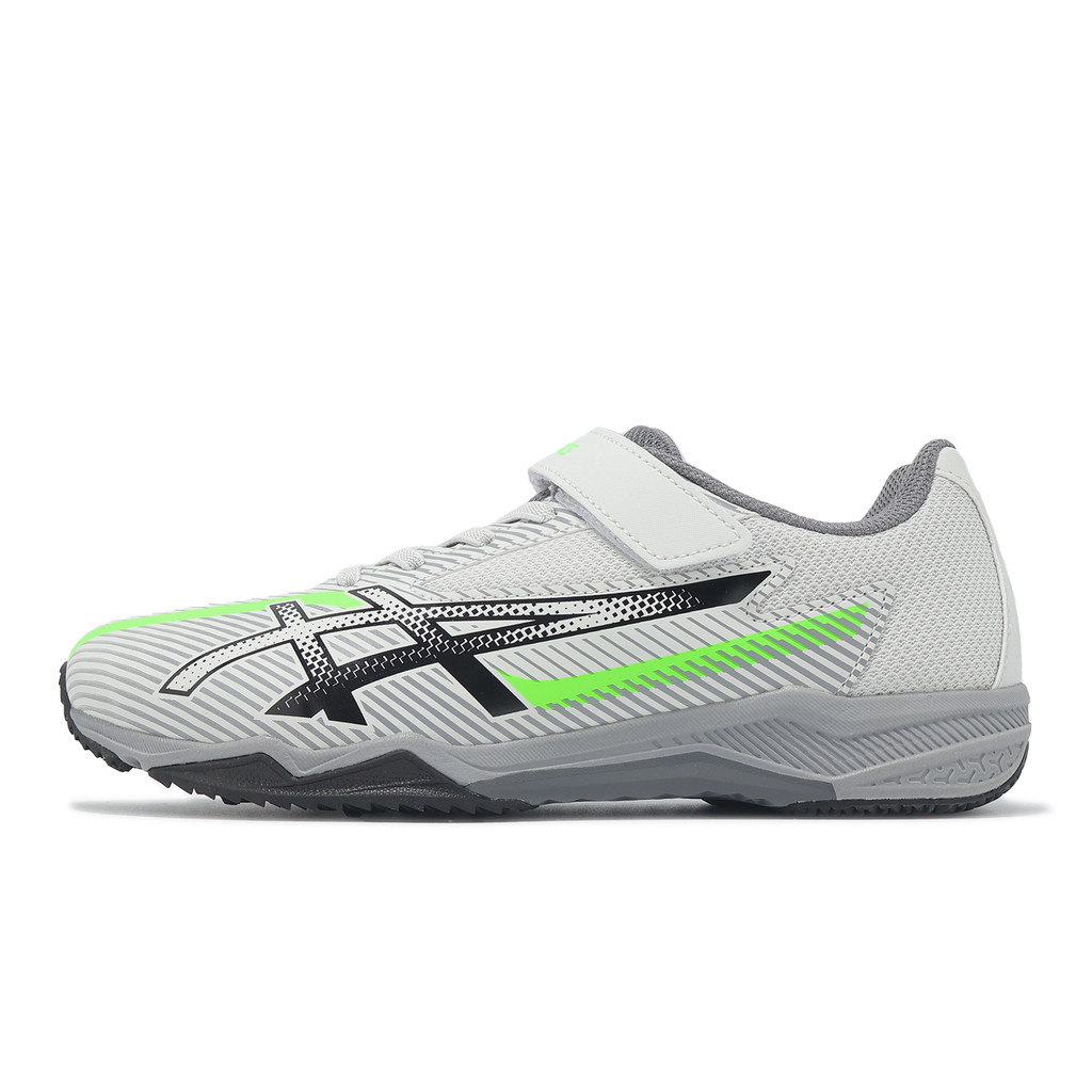 Asics 慢跑鞋 Lazerbeam SK-MG-B 寬楦 大童 女鞋 灰黑 亞瑟士 ACS 1154A211020