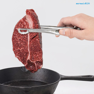 【戶外必備】迷你肉夾 304不鏽鋼燒烤夾 露營野炊烤肉便攜廚房牛肉食品夾