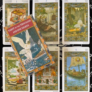 臺灣發貨-一千零一夜塔羅牌 發貨 tarot Thousand and One Night 英文卡牌 桌遊