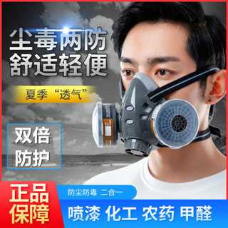 【🈵199出貨】防毒面具 防塵口罩面罩 工業粉塵噴漆化工電焊氣體KN95全面罩防病毒