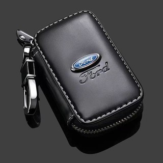 【浮雕標誌】汽車鑰匙包 鑰匙套 保護套 FORD 福特_Kuga Focus Fiesta Escort 真皮鑰匙包