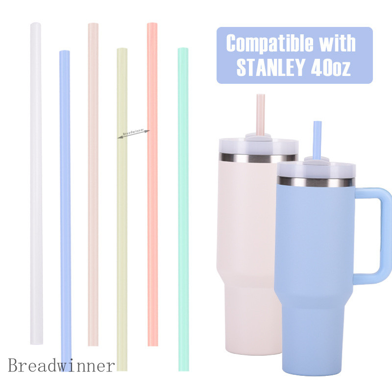 310mm X 10mm 新款兼容STANLEY史丹利30oz/40oz汽車杯吸管 保溫杯奶茶杯水杯配件 重複使用可以自