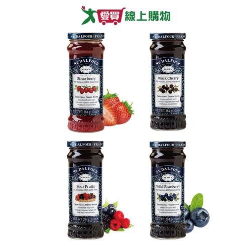 聖桃園天然果醬系列(鮮草莓/黑櫻桃/四果綜合/野生小藍莓)(284G/罐)【愛買】