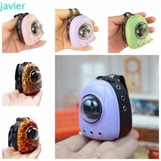 JAVI1ER娃娃屋娃娃迷你揹包,傢俱帶鑰匙扣1:6娃娃屋迷你寵物包,BJD道具模擬微型寵物包