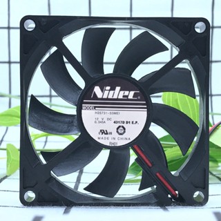 Nidec H35731-55HAI 12V 0.045A 8cm 8015 超靜音 2線 散熱風扇 D5KY
